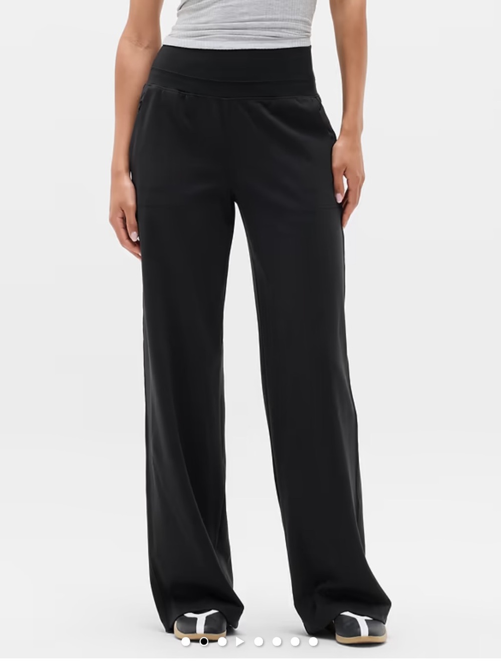 Athleta Black Wide Leg pants